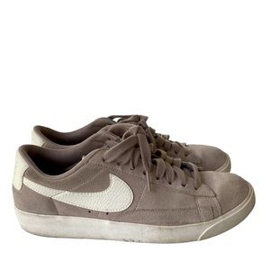 Nike Suede Desert Sand Low Blazer Sneakers